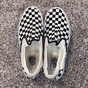 checkered vans